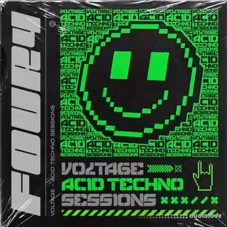 Four4 Voltage Acid Techno Sessions [WAV] - Sample Pack Artwork