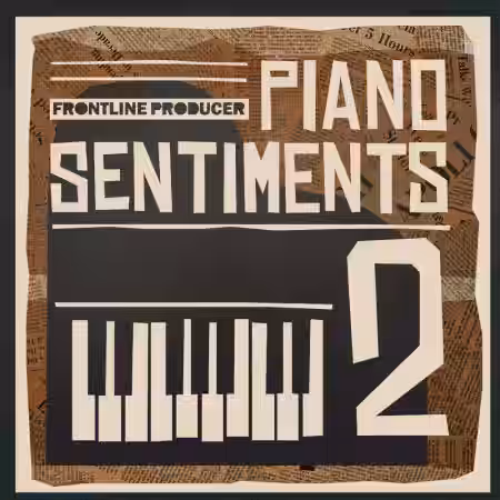 Frontline Producer Piano Sentiments 2 [MiDi] - Sample Pack Artwork