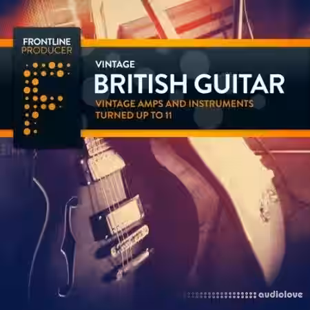 Frontline Producer Vintage British Guitars [WAV, REX] - Sample Pack Artwork