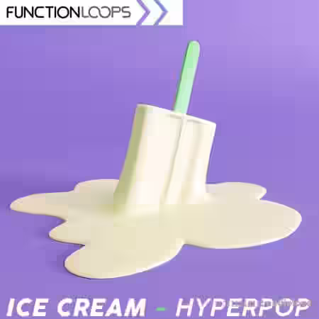Function Loops Ice Cream - Hyperpop [WAV, MiDi] - Sample Pack Artwork