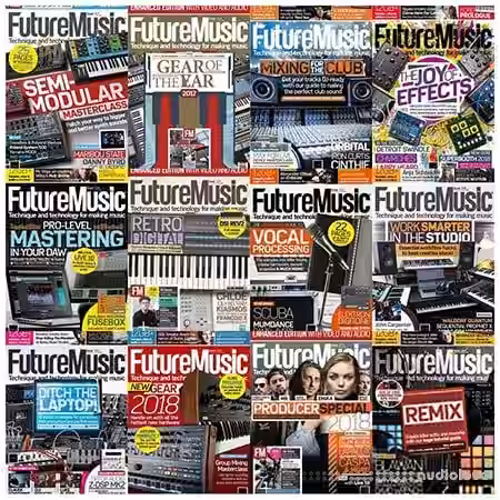 Future Music 2018 Full Year Issues Collection [PDF] - Sample Pack Artwork
