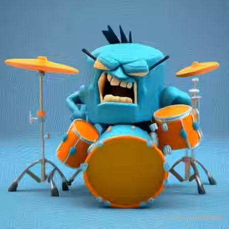 galaktik wizdom / Drudaz / Boris Radaković Mad Drum Kit [WAV] - Sample Pack Artwork