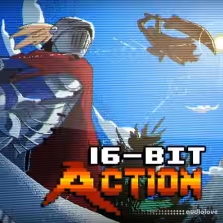 GameDev Market 16-Bit Action Music Pack [WAV] - Sample Pack Artwork