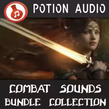 GameDev Market Combat Sounds Bundle Collection [WAV] - Sample Pack Artwork