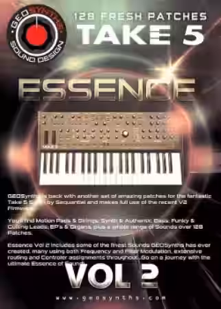 GEOSynths Essence Vol.2 Sequential Take 5 [Synth Presets] - Sample Pack Artwork