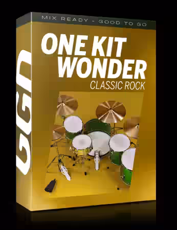 Getgood Drums One Kit Wonder Classic Rock [KONTAKT] - Sample Pack Artwork