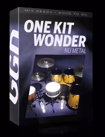 GetGood Drums One Kit Wonder Nu Metal [KONTAKT] - Sample Pack Artwork