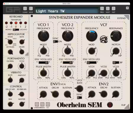 GForce Oberheim SEM v1.0.0 [WiN] - Sample Pack Artwork