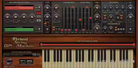 GForce Virtual String Machine Library v3.0.0 - Sample Pack Artwork