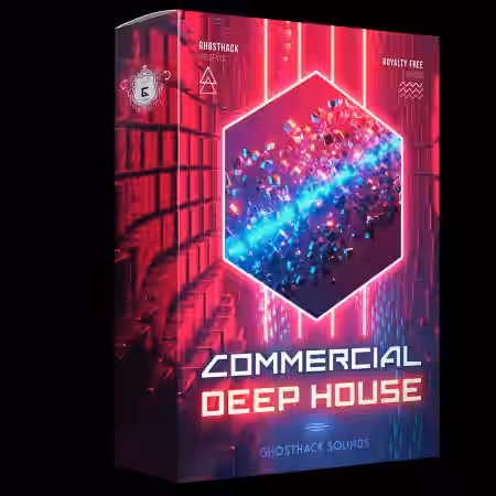 Ghosthack Commercial Deep House [WAV, MiDi, Synth Presets] - Sample Pack Artwork