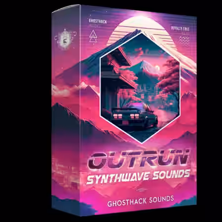 Ghosthack Outrun Synthwave Sounds [WAV, MiDi, Synth Presets] - Sample Pack Artwork