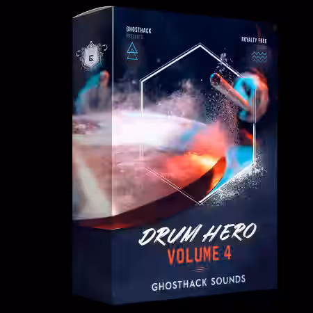 GhostHack The Drum Hero 4 [WAV] - Sample Pack Artwork