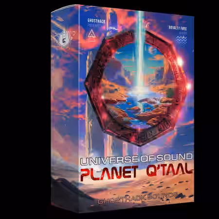 Ghosthack Universe of Sound Planet Q'taal [WAV] - Sample Pack Artwork