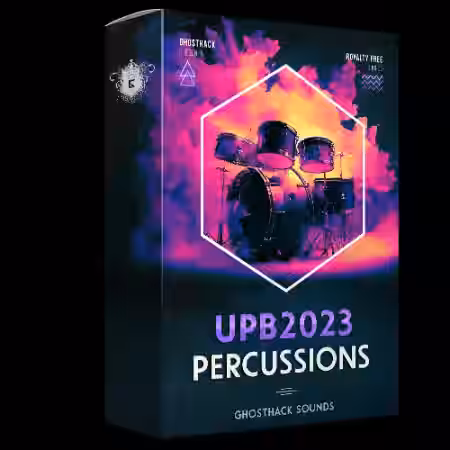 Ghosthack UPB2023 150 Percussion Shots [WAV] - Sample Pack Artwork