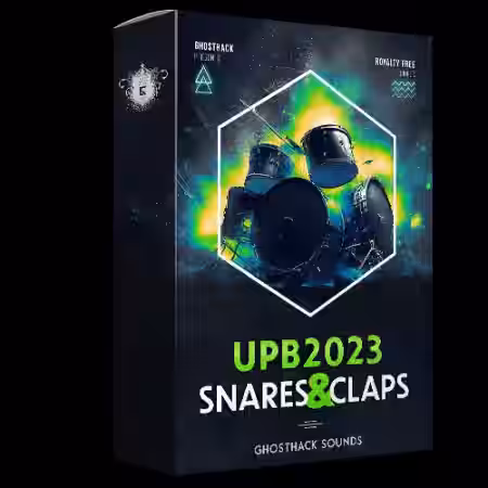 Ghosthack UPB2023 150 Snares and Claps [WAV] - Sample Pack Artwork