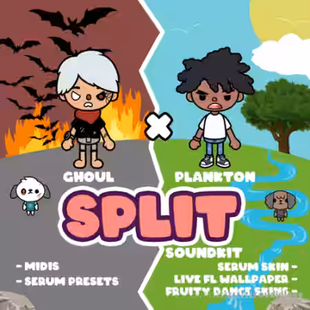 Ghoul split [sound kit] [MiDi, Synth Presets] - Sample Pack Artwork