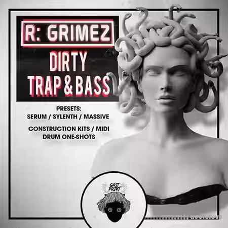 GHST PRJKT R-GRIMEZ Dirty Trap And Bass [WAV, MiDi, Synth Presets] - Sample Pack Artwork
