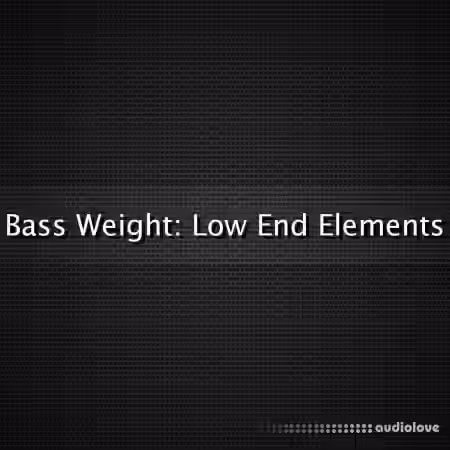 Glitchedtones Bass Weight Low End Elements [WAV] - Sample Pack Artwork