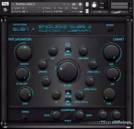 Global Audio Tools Endless Subs V2 [KONTAKT] - Sample Pack Artwork
