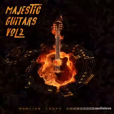 Godlike Loops Majestic Guitars 2 [WAV, MiDi] - Sample Pack Artwork