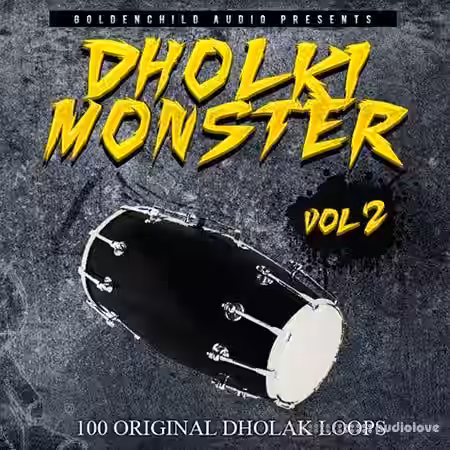 Goldenchild Audio Dholki Monster 2 [WAV, REX, AiFF] - Sample Pack Artwork