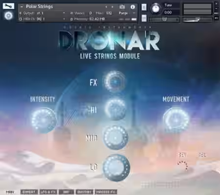 Gothic Instruments DRONAR Live Strings [KONTAKT] - Sample Pack Artwork