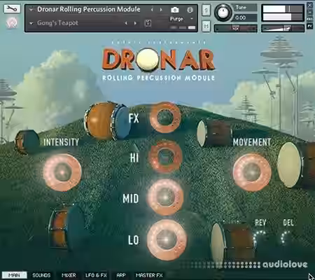 Gothic Instruments Dronar Rolling Percussion Module [KONTAKT] - Sample Pack Artwork