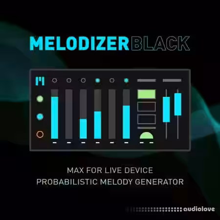 Gourlie Records Melodizer Black Melody Generator Device [Max for Live] - Sample Pack Artwork