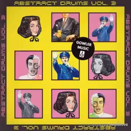 GowlerMusic Abstract Drums Vol.3 Royalty Free Sample Pack #gm0105 [WAV] - Sample Pack Artwork