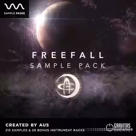 Gravitas Create FREEFALL Sample Pack by Au5 [WAV, Synth Presets, DAW Presets, Reaktor] - Sample Pack Artwork