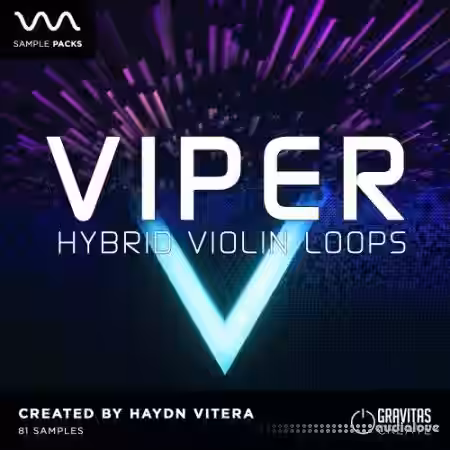 Gravitas Create Viper Hybrid Violin Loops by Vitera [WAV] - Sample Pack Artwork