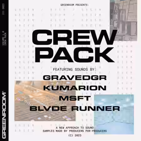 Greenroom Music Crew Pack 1.0 [WAV] - Sample Pack Artwork