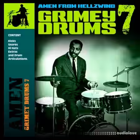 GRIMEY GEMS Grimey Drums Vol.7 [WAV] - Sample Pack Artwork