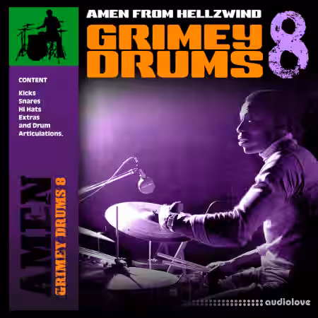GRIMEY GEMS Grimey Drums Vol.8 [WAV] - Sample Pack Artwork