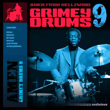 GRIMEY GEMS Grimey Drums Vol.9 [WAV] - Sample Pack Artwork