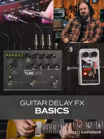 Groove3 Guitar Delay FX Basics [TUTORiAL] - Sample Pack Artwork
