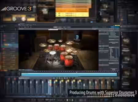 Groove3 Producing Drums with Superior Drummer 3 [TUTORiAL] - Sample Pack Artwork
