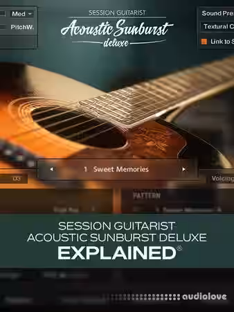 Groove3 Session Guitarist Acoustic Sunburst Deluxe Explained [TUTORiAL] - Sample Pack Artwork