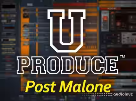 Groove3 U Produce Post Malone [TUTORiAL] - Sample Pack Artwork