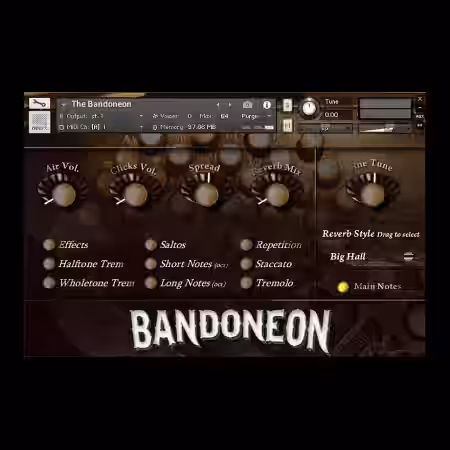 Guareschi The Bandoneon [KONTAKT] - Sample Pack Artwork