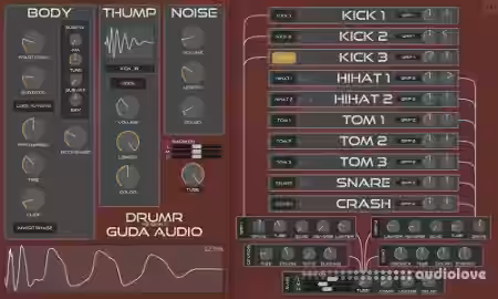 Guda Audio DrumR v2.4 [WiN, MacOSX] - Sample Pack Artwork