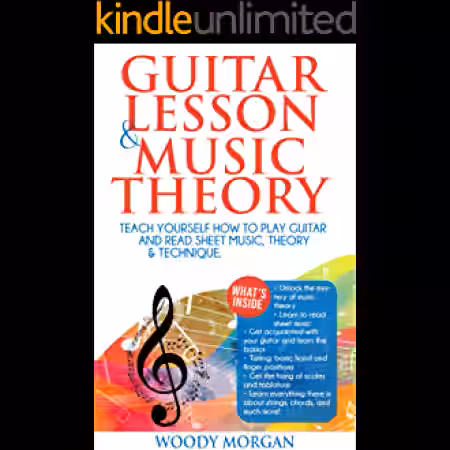 Guitar Lessons & Music Theory : Teach Yourself How to Play Guitar and Read Sheet Music, Theory & Technique - Sample Pack Artwork