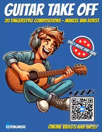 Guitar Take Off: 20 Easy Fingerstyle Guitar Compositions - Sample Pack Artwork