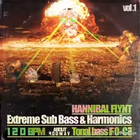 Hannibal FLYNT F0 to C2 Extreme Sub and 808 Library [WAV] - Sample Pack Artwork