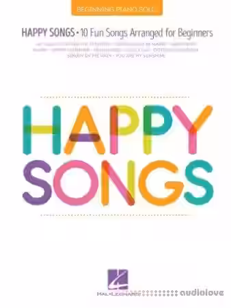 Happy Songs for Piano: 10 Fun Songs Arranged for Beginners - Sample Pack Artwork