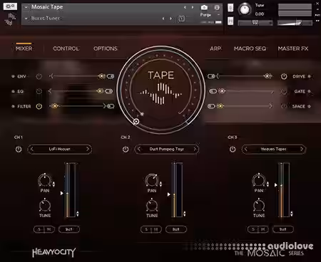 Heavyocity Mosaic Tape [KONTAKT] - Sample Pack Artwork