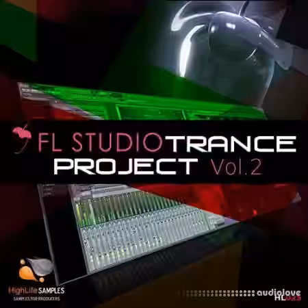 HighLife Samples FL Studio Trance Project Vol.2 [DAW Templates] - Sample Pack Artwork