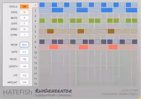 Hornet Hatefish Rhy Generator v1.1.0 Retail [WiN, MacOSX] - Sample Pack Artwork