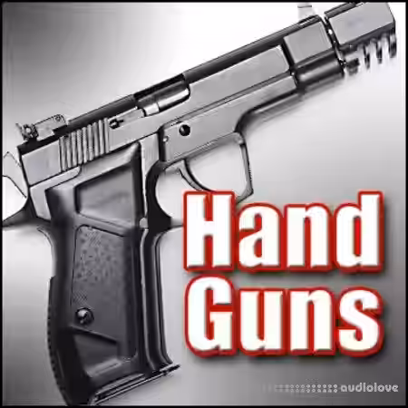 Hot Ideas Sound Effects Library Hand Guns [WAV] - Sample Pack Artwork