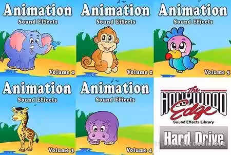 Hot Ideas The Hollywood Edge Sound Effects Library Animation Sound Effects FULL [WAV] - Sample Pack Artwork